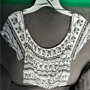 Elephant Printed Tee